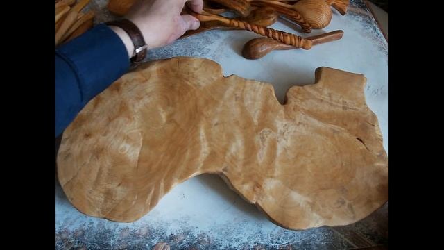 Ложки из дерева.Работы по дереву. смотреть онлайн