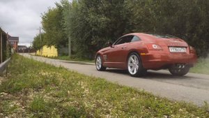 Chrysler Crossfire 3.2 с глушителем и без