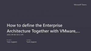 How to define the Enterprise Architecture Together with VMware, HPE, and AMD of the next decade?