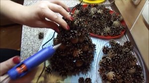Елка из шишек. hand made.Как сделать своими руками.