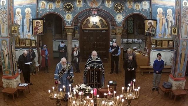 2022.12.09. Moleben and Akathist to the Mother of God. Молебен и акафист Пресвятой Богородице. смотреть онлайн