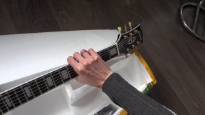 Электрогитара с алиэкспресс Gibson Les Paul Custom chinese Unboxing FULL HD