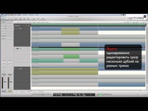 Logic Pro 9 Одновременное редактирование дублей в разных папках [Logic Pro Help]