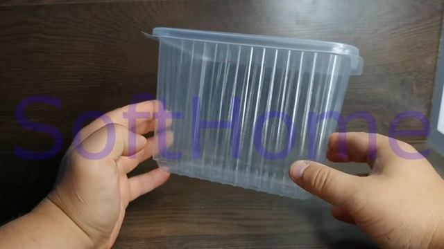 Одноразовый контейнер SoftHome 179*132 мм 2000 мл прозрачный смотреть онлайн