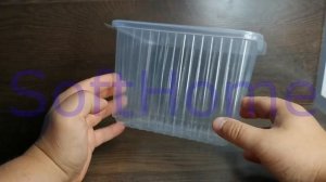 Одноразовый контейнер SoftHome 179*132 мм 2000 мл прозрачный