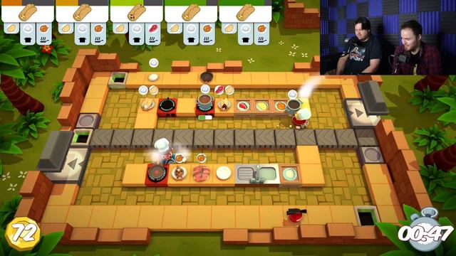 Overcooked, Part 10 : Burgers And Meat! смотреть онлайн