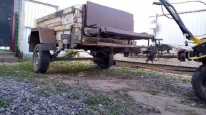 прицеп к мотоблоку своими руками,#мотоблок с тормозами,