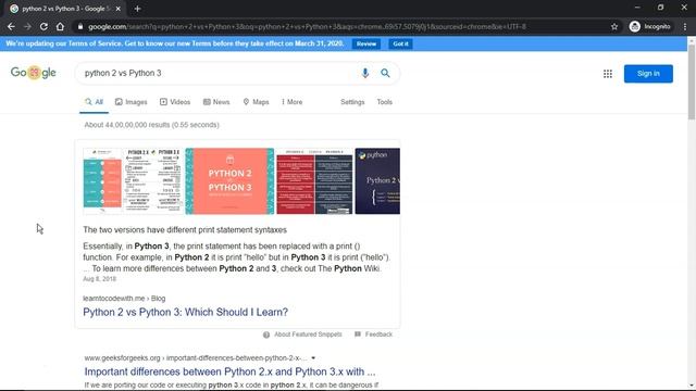 5.  Python2 vs Python3 : Python Tutorial Developer Series A - Z