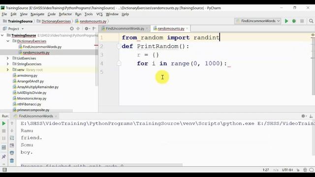 #36. Random numbers program | Python in Tamil