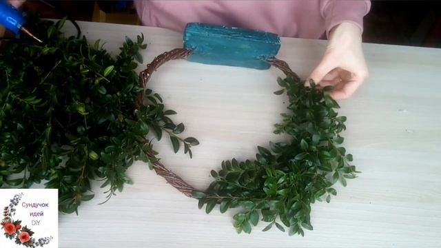 ??Весенний декор. ??Самшит+веточки+птички?? смотреть онлайн