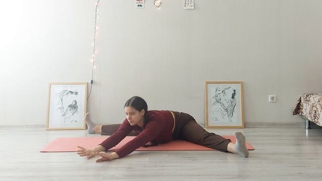 Поперечный шпагат за неделю! День 4. Выворотность и подвижность таза. Марафон смотреть онлайн