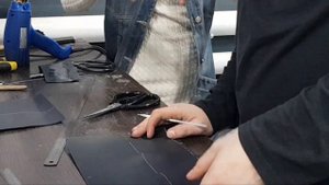 Как сделать утолщение руля? Утолщение и перетяжка в натуральную кожу.