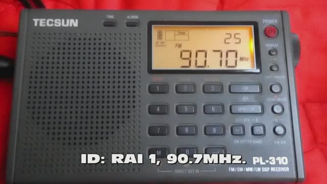 16.06.2019 05:54UTC, [Es], RAI Radio 1, Италия, 90.7МГц