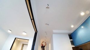 УСТАНОВКА КВАДРАТНЫХ СПОТОВ • ЭЛЕКТРИКА