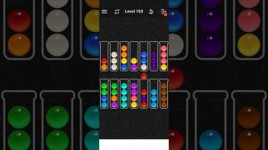 Level 103 of Ball Sort Color Water Puzzle