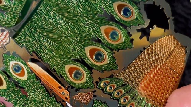 Metal Earth Premium Build | Peacock Sheet Metal 3D Puzzle смотреть онлайн