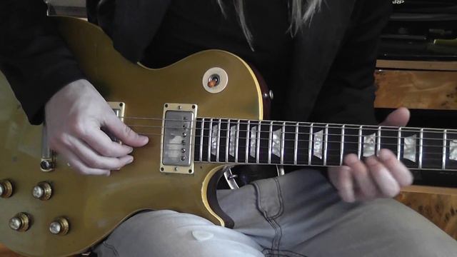 1971 Gibson Les Paul Gold Top-4 (Bridge Pick no Tone) смотреть онлайн