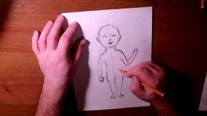 Как рисовать ребенка