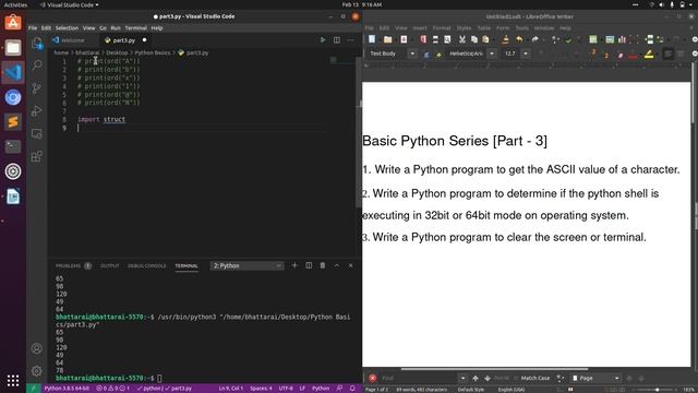 Python practice series for absolute beginners | part 3 | Bhattarai Narayan Sr. Software Developer