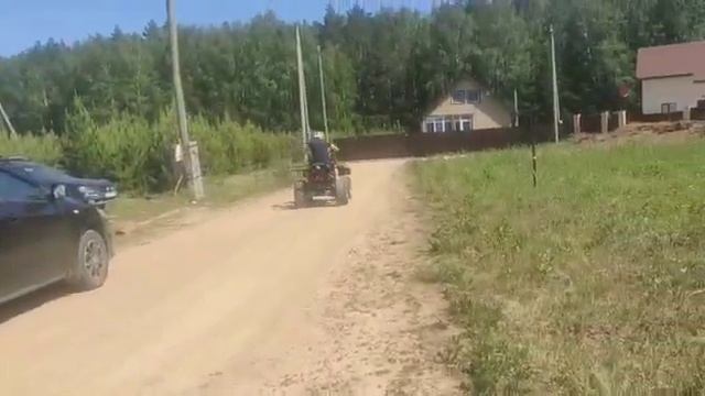 Катаем самодельный Квадрик! смотреть онлайн