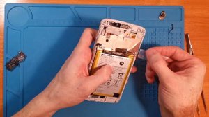 Motorola E4 Plus - замена дисплея экрана полный разбор телефона