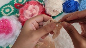 Чистилка КРЮЧКОМ 🌹🌹🌹 РОЗОЧКА 🌹🌹🌹 МАСТЕР КЛАСС 🌹🌹🌹