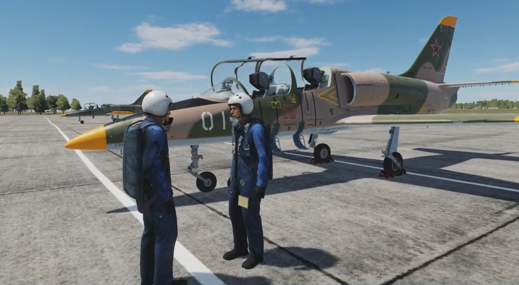 Посвящается Л-39  (авиасимулятор DCS, аэродром Краснодар (центральный)