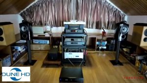 Dune hd Ultra và loa B&W