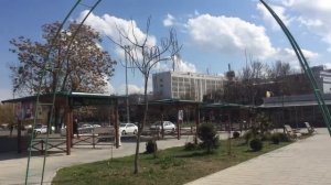 Алайский . 21.03.21.год. В день праздника Навруз. Площадь перед входом в Алайский рынок Ташкента.