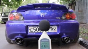 Управляемый выхлоп Honda S2000 с LS3 V8