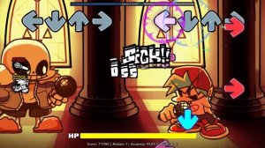 Indie cross #2-Санс (геймплей) #fnf #музыка #ритмигра #фнф #undertale