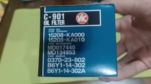 Vic Oil Filter C-901 - PHP 145 - Unboxing