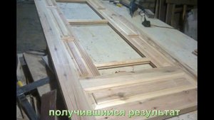 Межкомнатная дверь фрезами для мебельных фасадов