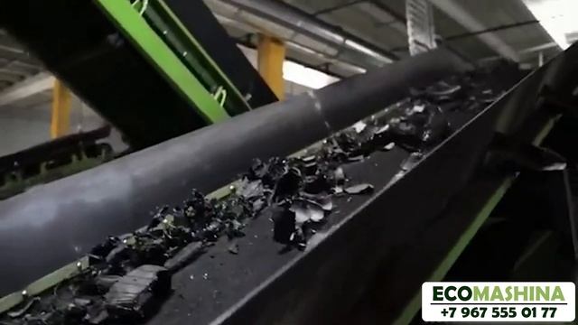 Технология США | Производство резиновой крошки из шин