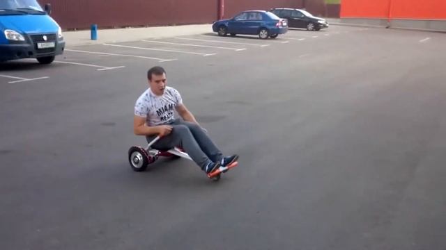 Ховеркарт - сиденье для гироскутера смотреть онлайн