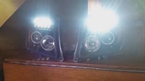 Тюнинг фар Nissan Pathfinder R51.Яркие Д.Х.О., бегущие поворотники,стробоскопы.