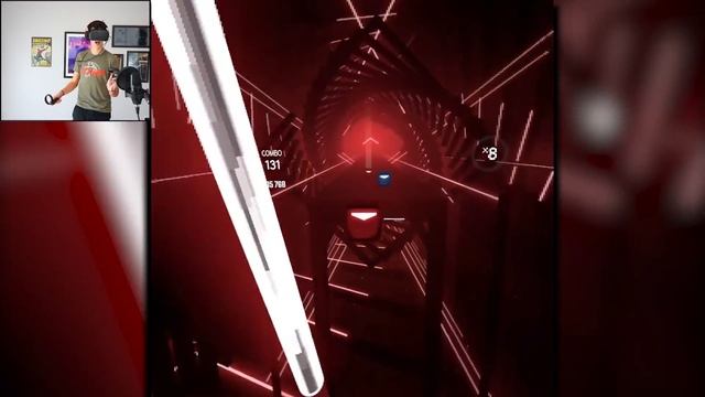 MY FIRST TIME PLAYING VR! (Beat Saber) смотреть онлайн