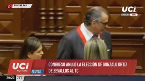 🚨 Congreso anuló la elección de Gonzalo Ortiz de Zeballos Olaechea como miembro del TC