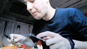 Обзор отеля RIDERS LODGE роза хутор, завтрак шведский стол.