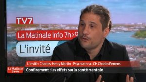 La Matinale | L'invité | Charles-Henry Martin, psychiatre au Centre Hospitalier Charles Perrens