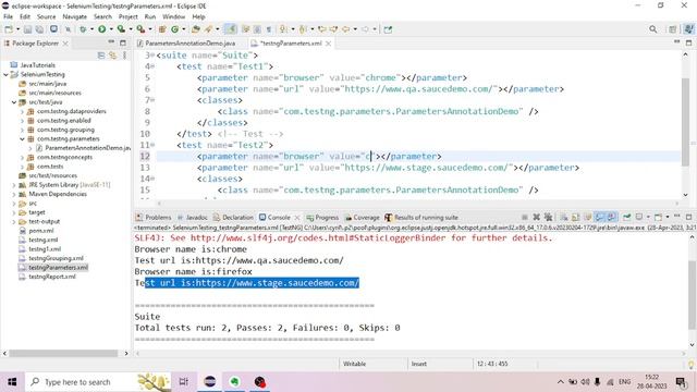 TestNG @Parameters annotation & parameter tag | Usage | Testing Framework | TestNG Tutorials | #17 смотреть онлайн