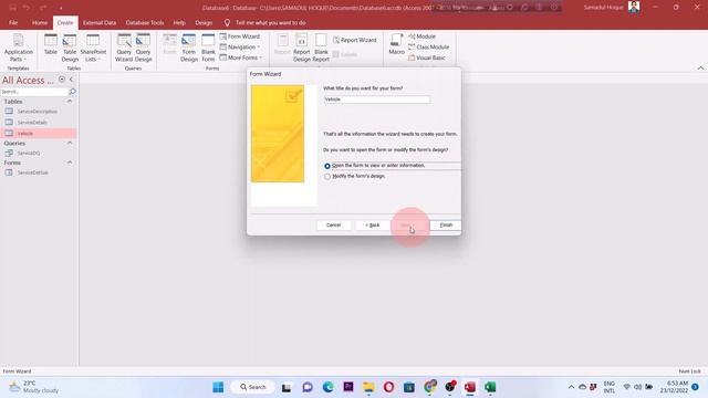 Vehicle Maintenance Database in Microsoft Access| Vehicle Service Record смотреть онлайн