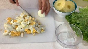 Очень легкий и вкусный АНАНАСОВЫЙ салат! Ананасовый салат на новый год. Казакша рецепт