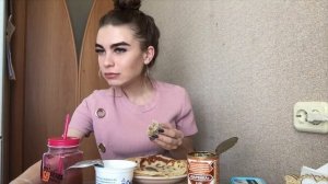MUKBANG | БЛИНЫ со сгущёнкой, сметаной и творожным сыром | PANCAKES | мукбанг