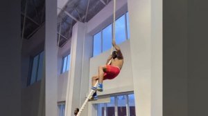 Тренировки борцов, канат.