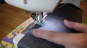 Пришивание пуговицы. Brother Universal 27s