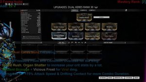 [U22.19] Warframe: Dual Keres Build - Top Tier Melee Weapon! [2-3 Forma] | N00blShowtek