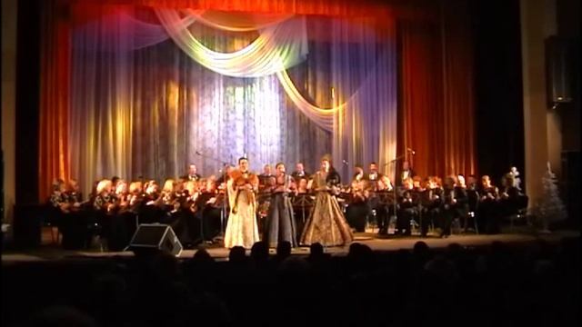 "Выткался над озером алый цвет зори". Трио "Лада". смотреть онлайн