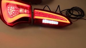 Задние светодиодные фонари Premium RED - Тюнинг Hyundai Santa Fe 3 (DM)