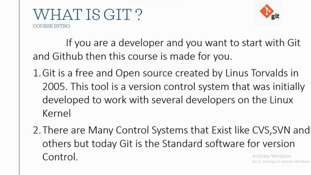 What is Git and the History of Git.? смотреть онлайн